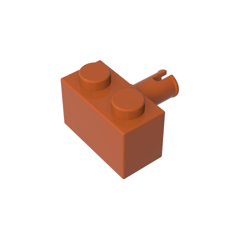 Gobricks,Brick Special 1 x 2 with Pin,2458,44865