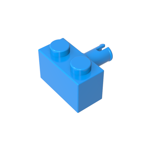Gobricks,Brick Special 1 x 2 with Pin,2458,44865
