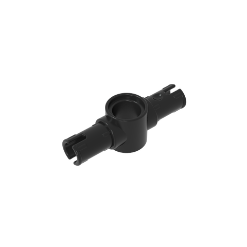 Gobricks,Technic Pin Connector Hub with 2 Pins with Friction Ridges Lengthwise [Big Squared Pin Holes],87082,44874