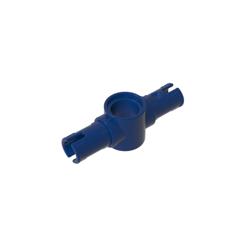Gobricks,Technic Pin Connector Hub with 2 Pins with Friction Ridges Lengthwise [Big Squared Pin Holes],87082,44874