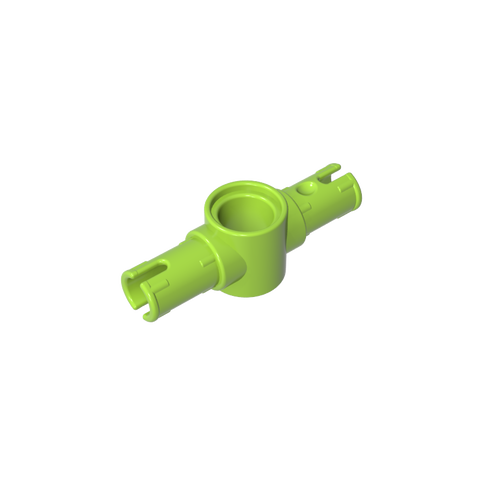 Gobricks,Technic Pin Connector Hub with 2 Pins with Friction Ridges Lengthwise [Big Squared Pin Holes],87082,44874
