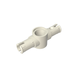 Technic Pin Connector Hub with 2 Pins with Friction Ridges Lengthwise [Big Squared Pin Holes],87082