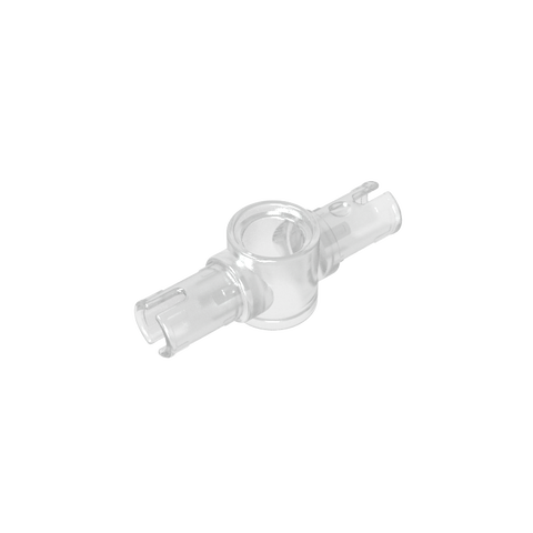Gobricks,Technic Pin Connector Hub with 2 Pins with Friction Ridges Lengthwise [Big Squared Pin Holes],87082,44874