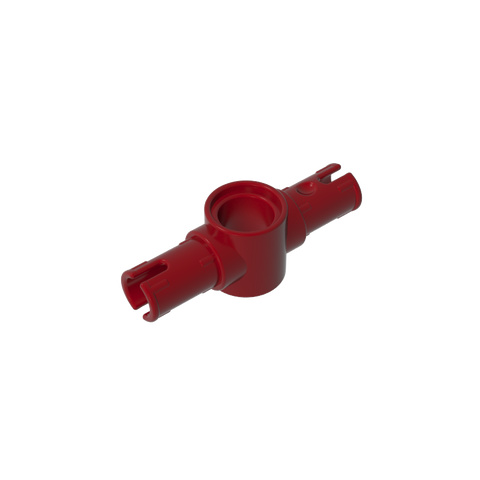 Gobricks,Technic Pin Connector Hub with 2 Pins with Friction Ridges Lengthwise [Big Squared Pin Holes],87082,44874