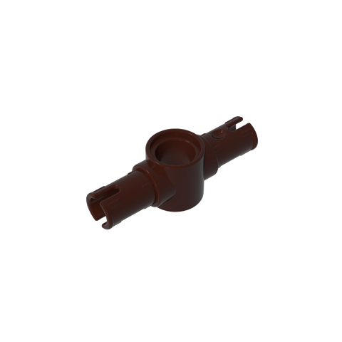 Gobricks,Technic Pin Connector Hub with 2 Pins with Friction Ridges Lengthwise [Big Squared Pin Holes],87082,44874