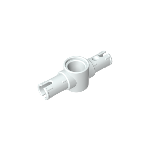 Gobricks,Technic Pin Connector Hub with 2 Pins with Friction Ridges Lengthwise [Big Squared Pin Holes],87082,44874