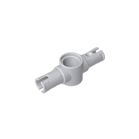 Gobricks,Technic Pin Connector Hub with 2 Pins with Friction Ridges Lengthwise [Big Squared Pin Holes],87082,44874