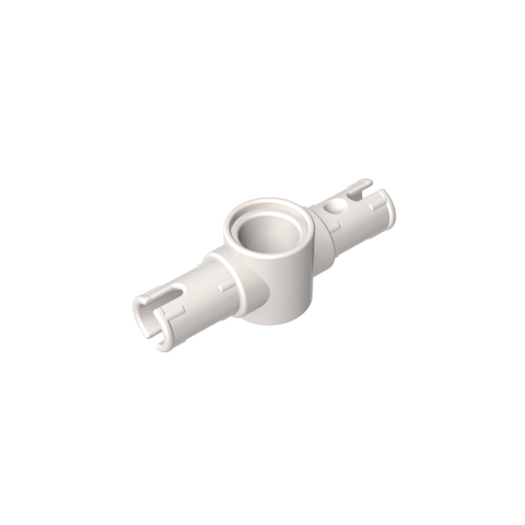 Gobricks,Technic Pin Connector Hub with 2 Pins with Friction Ridges Lengthwise [Big Squared Pin Holes],87082,44874