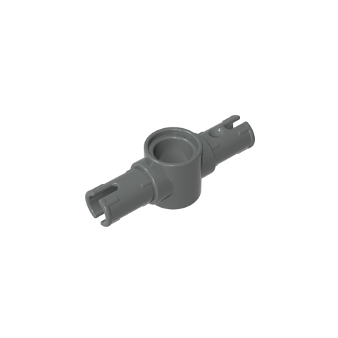 Gobricks,Technic Pin Connector Hub with 2 Pins with Friction Ridges Lengthwise [Big Squared Pin Holes],87082,44874