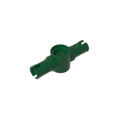Gobricks,Technic Pin Connector Hub with 2 Pins with Friction Ridges Lengthwise [Big Squared Pin Holes],87082,44874