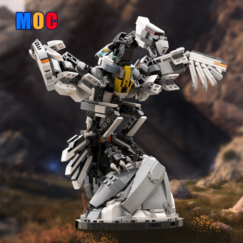 (Gobricks version) 950pcs MOC-117996 Horizon Zero Dawn Stormbird with Stand