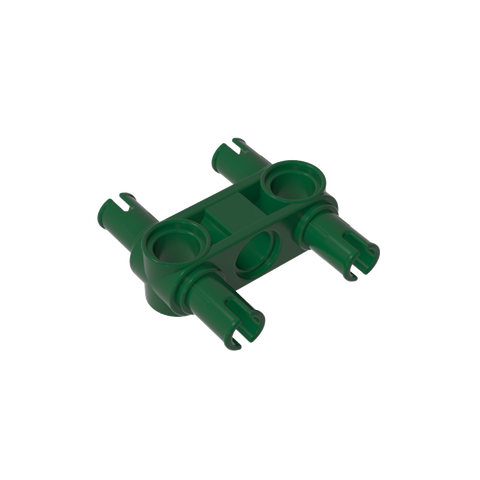 Gobricks,Technic Pin Connector Hub Perpendicular 3L with 4 Pins,48989,65489