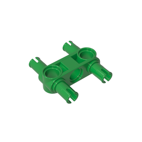 Gobricks,Technic Pin Connector Hub Perpendicular 3L with 4 Pins,48989,65489