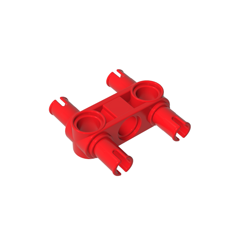 Gobricks,Technic Pin Connector Hub Perpendicular 3L with 4 Pins,48989,65489