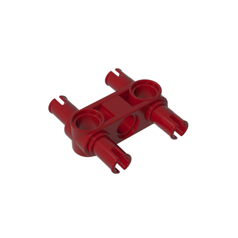 Gobricks,Technic Pin Connector Hub Perpendicular 3L with 4 Pins,48989,65489