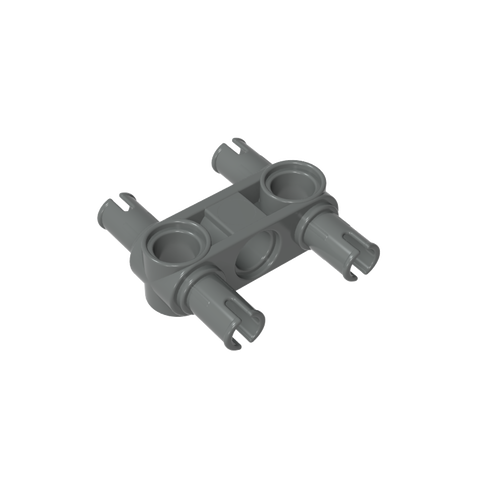 Gobricks,Technic Pin Connector Hub Perpendicular 3L with 4 Pins,48989,65489