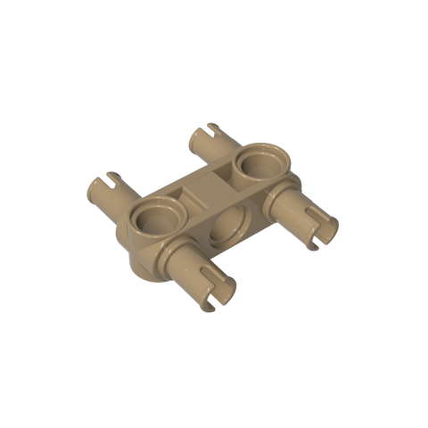 Gobricks,Technic Pin Connector Hub Perpendicular 3L with 4 Pins,48989,65489