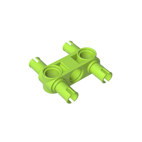 Gobricks,Technic Pin Connector Hub Perpendicular 3L with 4 Pins,48989,65489