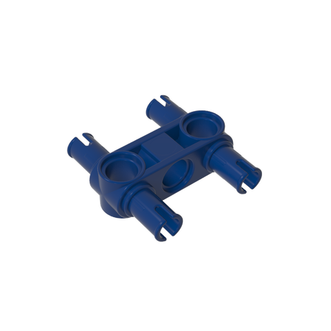 Gobricks,Technic Pin Connector Hub Perpendicular 3L with 4 Pins,48989,65489