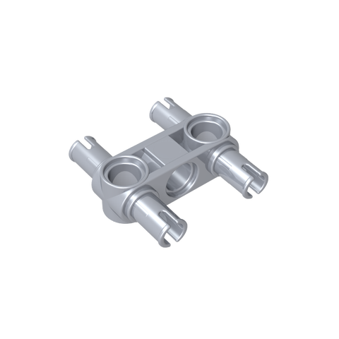 Gobricks,Technic Pin Connector Hub Perpendicular 3L with 4 Pins,48989,65489