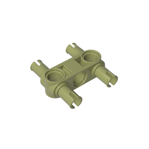 Gobricks,Technic Pin Connector Hub Perpendicular 3L with 4 Pins,48989,65489