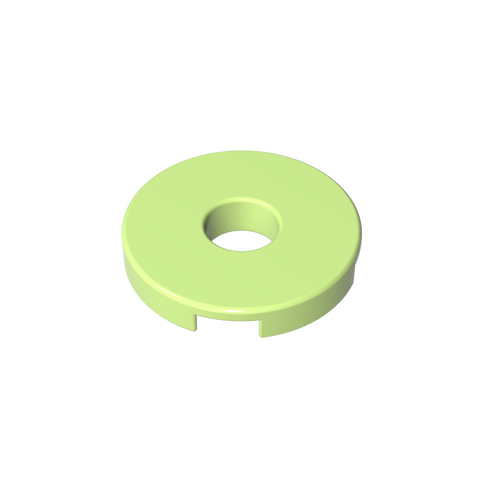 Gobricks,Tile Round 2 x 2 with Hole,15535