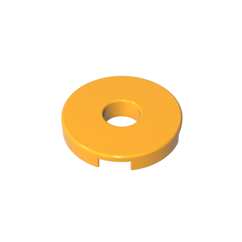 Gobricks,Tile Round 2 x 2 with Hole,15535