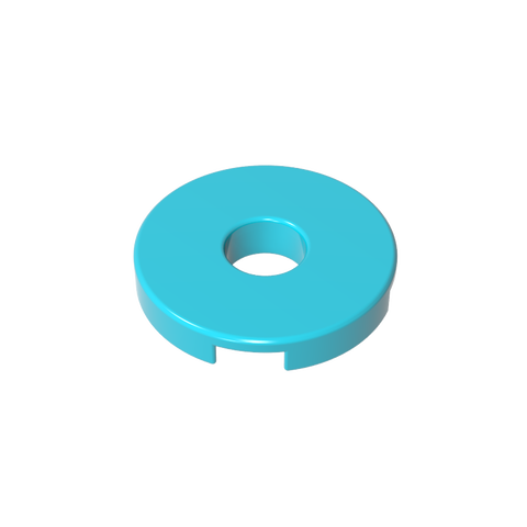 Gobricks,Tile Round 2 x 2 with Hole,15535
