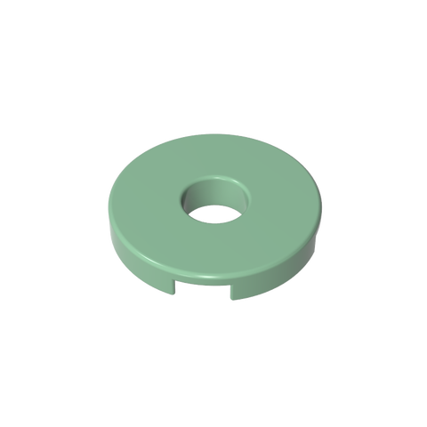 Gobricks,Tile Round 2 x 2 with Hole,15535