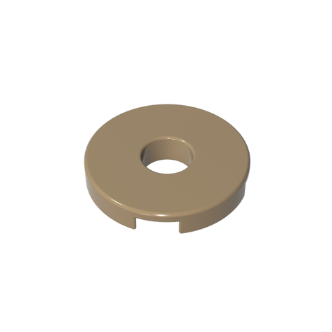 Gobricks,Tile Round 2 x 2 with Hole,15535