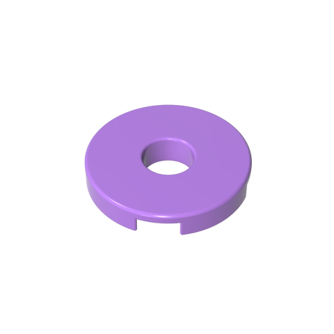 Gobricks,Tile Round 2 x 2 with Hole,15535