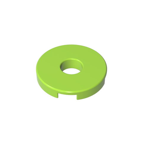 Gobricks,Tile Round 2 x 2 with Hole,15535