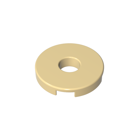 Gobricks,Tile Round 2 x 2 with Hole,15535