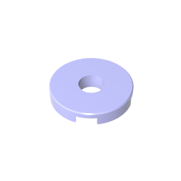 Tile Round 2 x 2 with Hole,15535