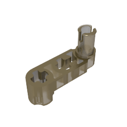 Gobricks,Technic Beam 3 x 0.5 Liftarm with Boss and Pin/ Crank,33299,33299a,33299b,61408