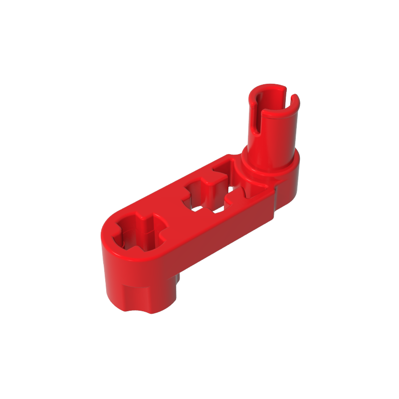 Gobricks,Technic Beam 3 x 0.5 Liftarm with Boss and Pin/ Crank,33299,33299a,33299b,61408