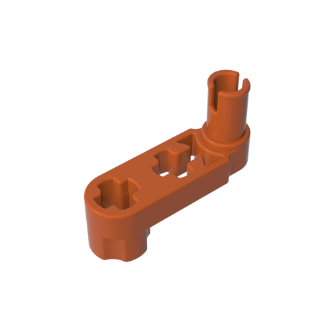 Gobricks,Technic Beam 3 x 0.5 Liftarm with Boss and Pin/ Crank,33299,33299a,33299b,61408