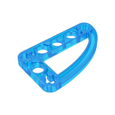 Gobricks,Technic Beam 3 x 5 L-Shape with Quarter Ellipse Thin,32250,65714