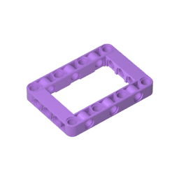 Gobricks,Technic Beam Frame 5 x 7 Open Center Thick,64179