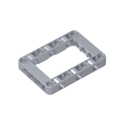 Gobricks,Technic Beam Frame 5 x 7 Open Center Thick,64179