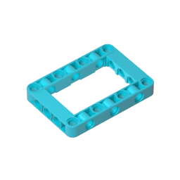 Gobricks,Technic Beam Frame 5 x 7 Open Center Thick,64179