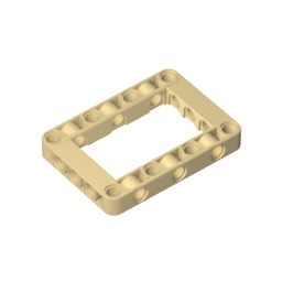 Gobricks,Technic Beam Frame 5 x 7 Open Center Thick,64179