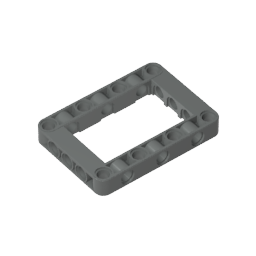 Gobricks,Technic Beam Frame 5 x 7 Open Center Thick,64179