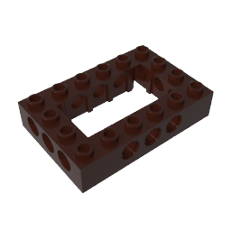 Gobricks,Technic Brick 4 x 6 Open Center,32531,40344,32531a,32531b,55946