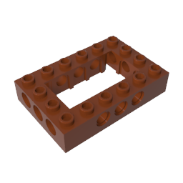 Gobricks,Technic Brick 4 x 6 Open Center,32531,40344,32531a,32531b,55946