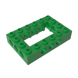 Gobricks,Technic Brick 4 x 6 Open Center,32531,40344,32531a,32531b,55946