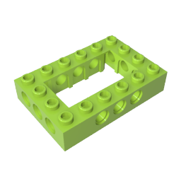 Gobricks,Technic Brick 4 x 6 Open Center,32531,40344,32531a,32531b,55946