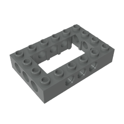 Gobricks,Technic Brick 4 x 6 Open Center,32531,40344,32531a,32531b,55946