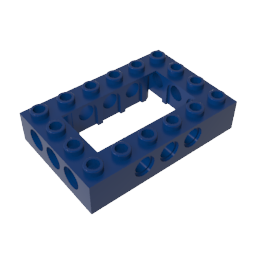 Gobricks,Technic Brick 4 x 6 Open Center,32531,40344,32531a,32531b,55946