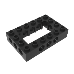 Gobricks,Technic Brick 4 x 6 Open Center,32531,40344,32531a,32531b,55946